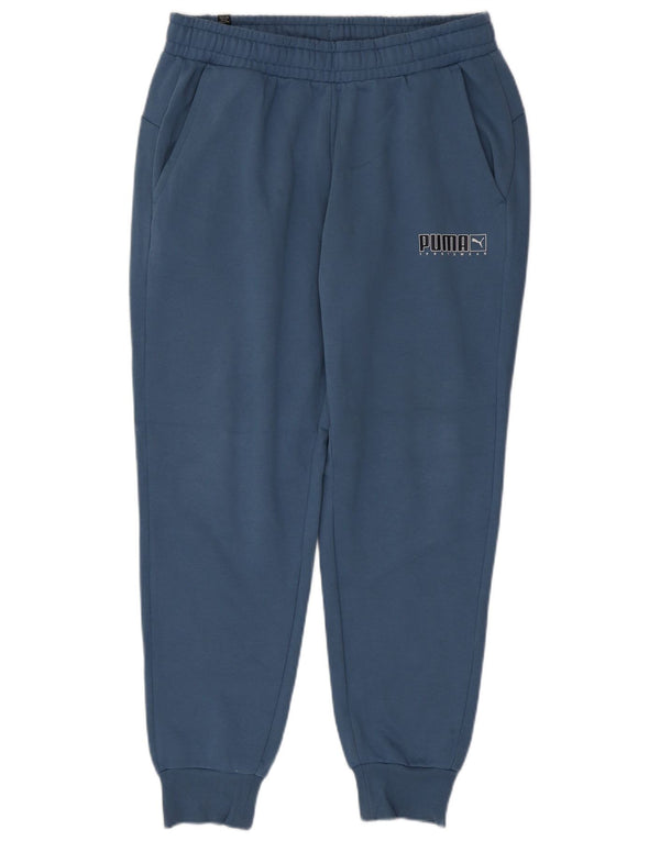 Pantaloni da tuta da uomo Puma Joggers grandi in cotone blu