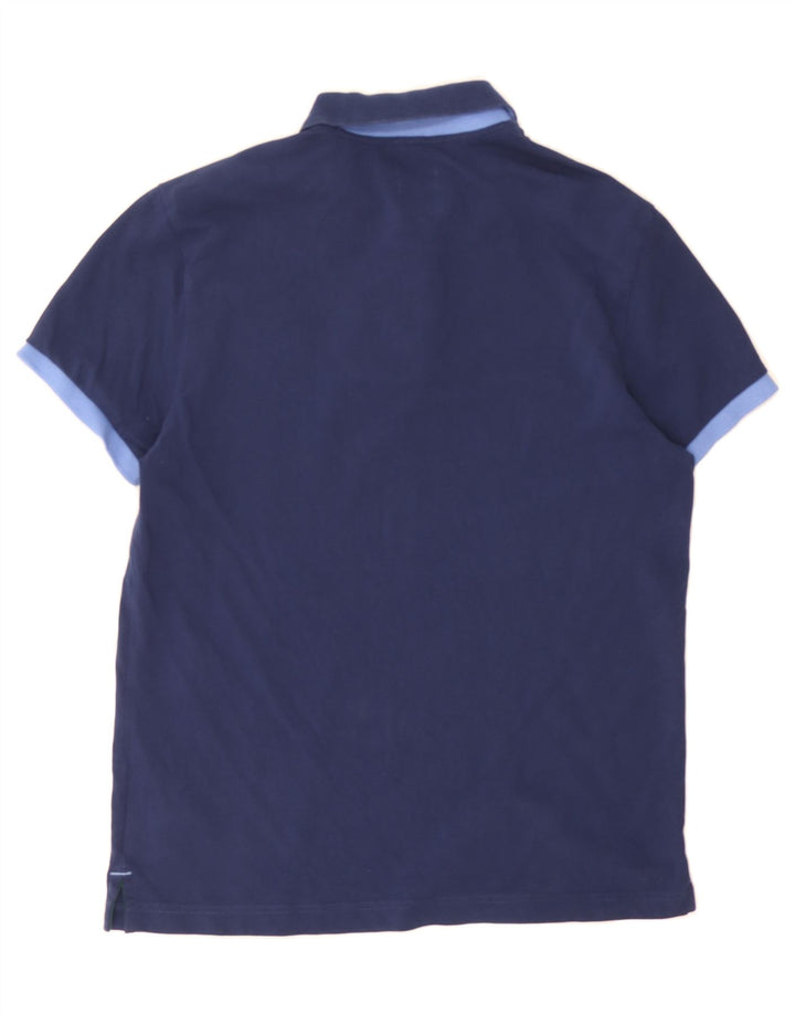 Mens Slim Fit Polo Shirt Medium Vintage Henry Cottons and Second-Hand Henry Cottons from Messina Hembry 