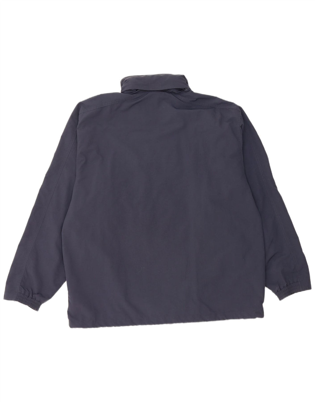 Giacca antipioggia da uomo con cappuccio KAPPA UK 42 XL blu navy in poliammide