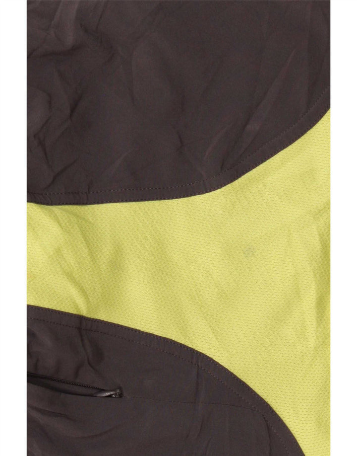 Pantaloncini sportivi da uomo Fila Small in poliestere color block grigio