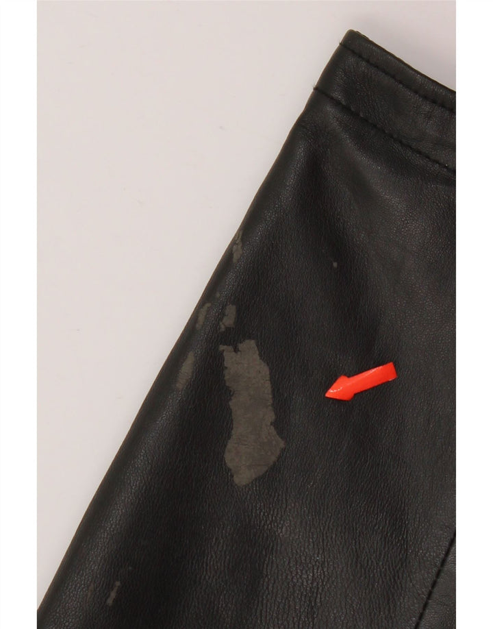 Giubbotto Bomber In Pelle Uomo Conbipel IT 48 Medio Pelle Nera