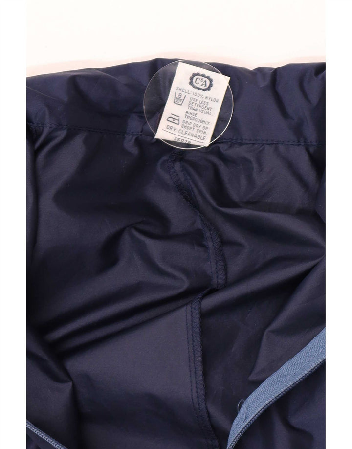 Tuta da lavoro da uomo Rodeo con cappuccio, nylon color block blu medio