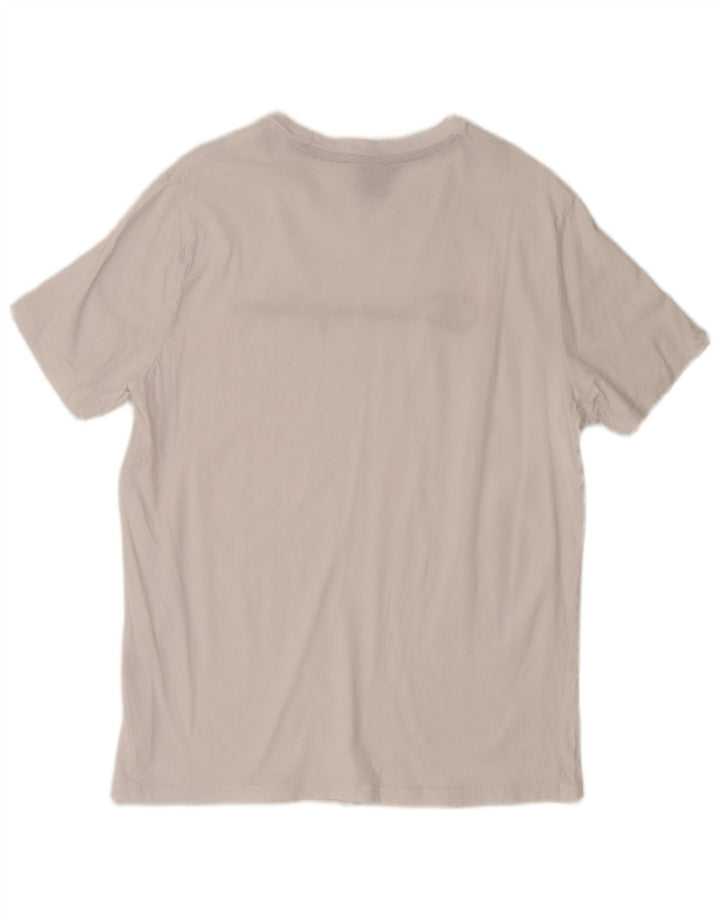 T-shirt grafica da uomo Champion Top grande in cotone bianco
