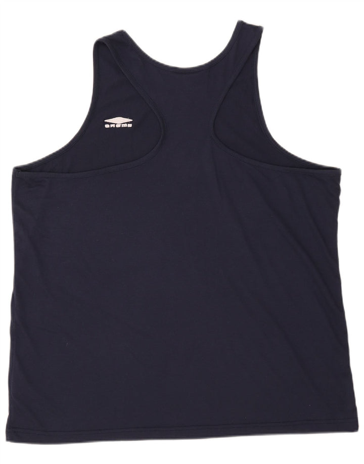 Canotta da uomo Umbro 2XL poliestere blu navy