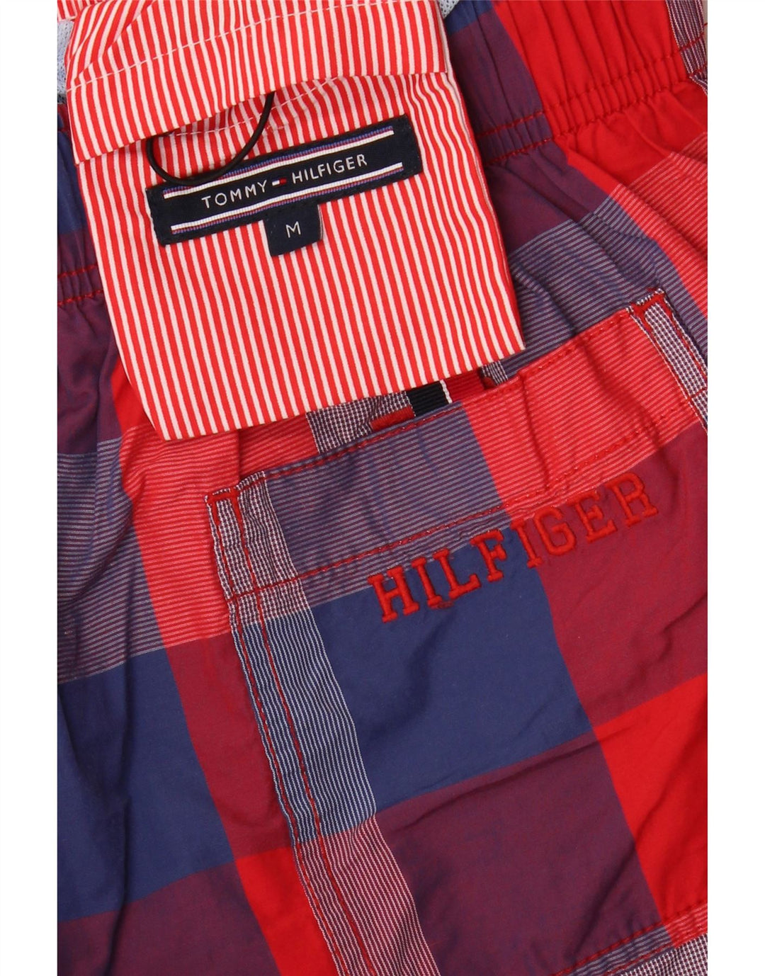 TOMMY HILFIGER Pantaloncini da bagno da uomo a quadri medi multicolore