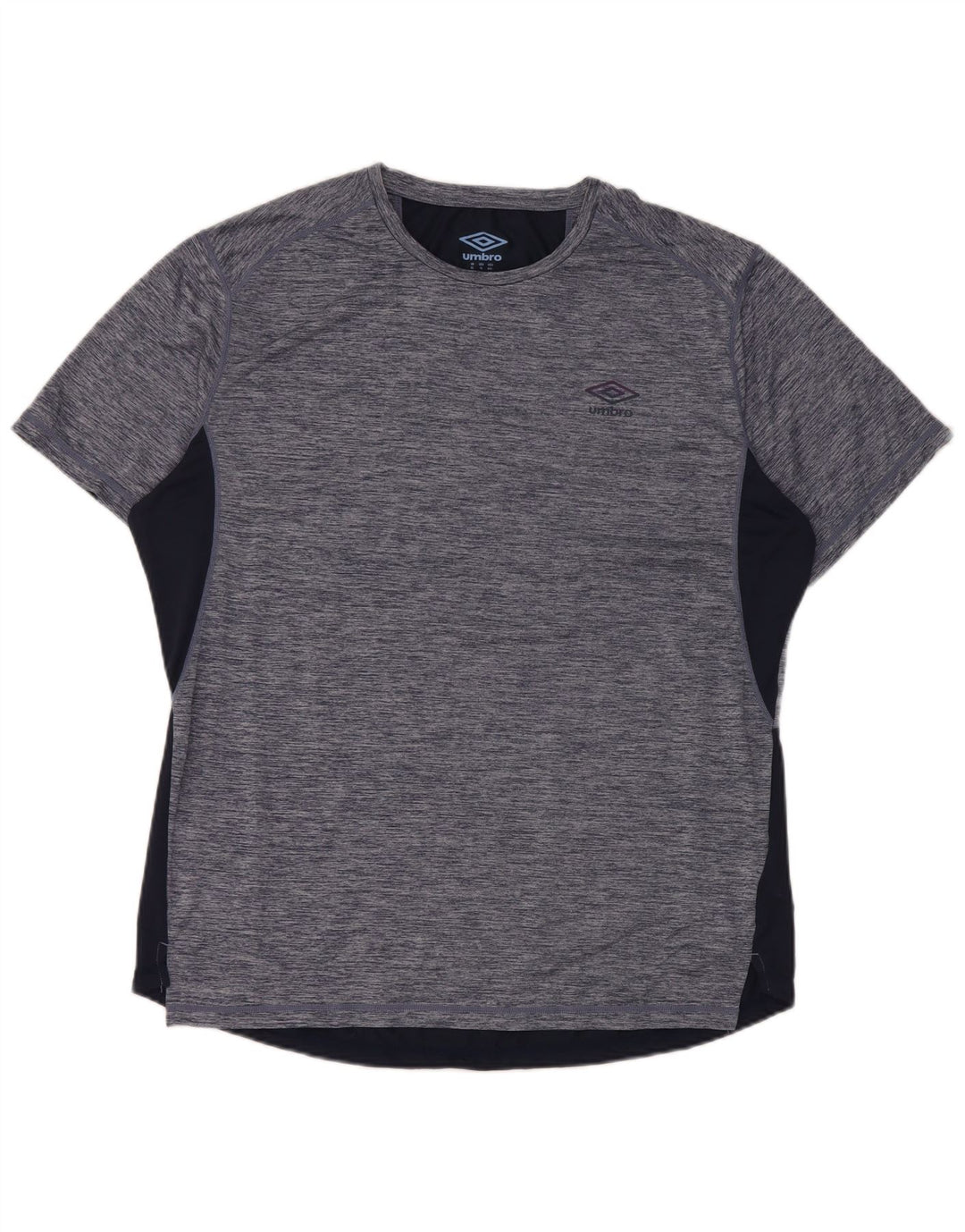 T-shirt da uomo Umbro Top XL poliestere chiazzato blu navy