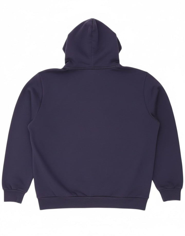 Felpa con cappuccio da uomo Puma media blu navy