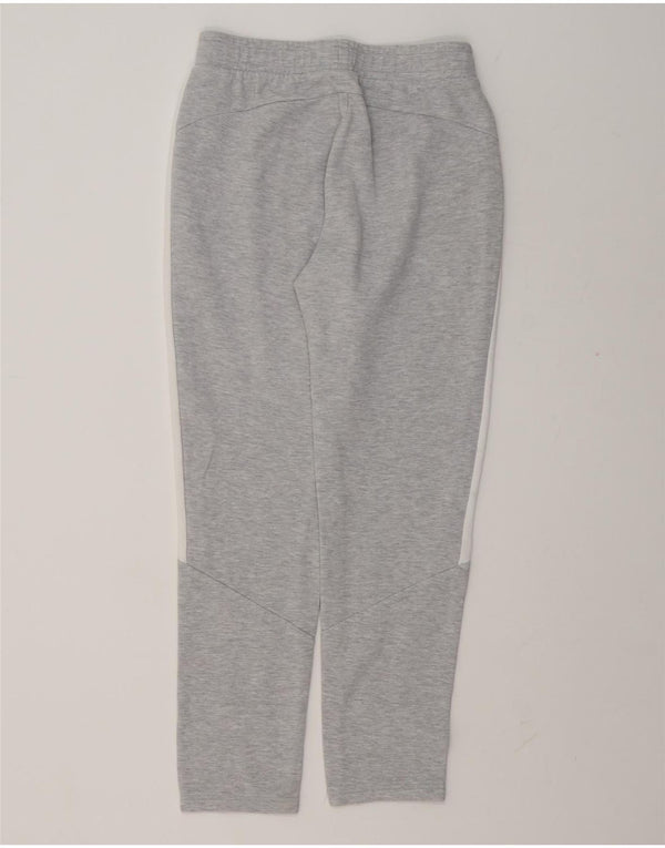 Pantaloni da tuta da uomo Puma Small in cotone color block grigio