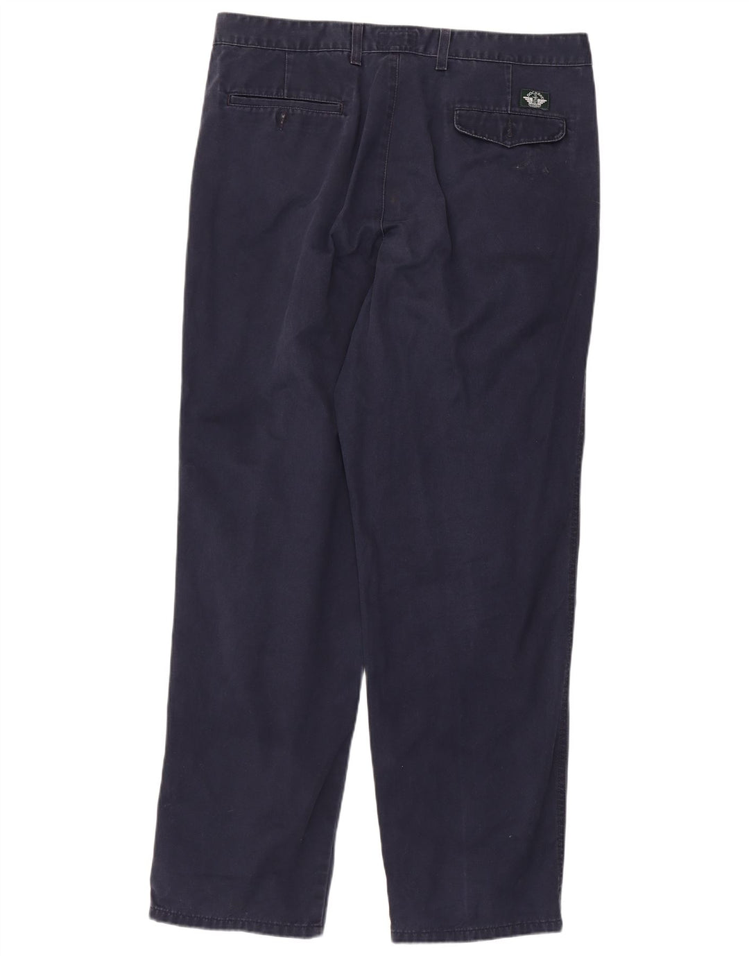 Pantaloni chino con pegged da uomo Dockers color kaki W38 L32 in cotone blu navy