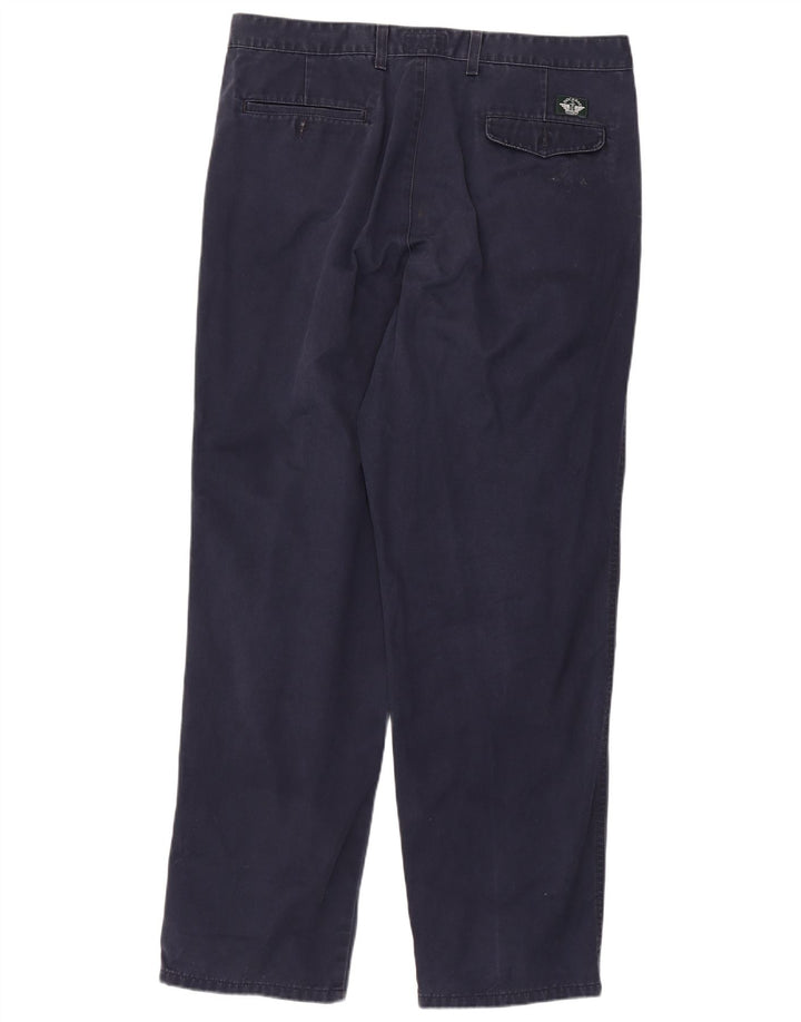 Pantaloni chino con pegged da uomo Dockers color kaki W38 L32 in cotone blu navy