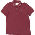 Polo da uomo Lyle & Scott in cotone marrone medio