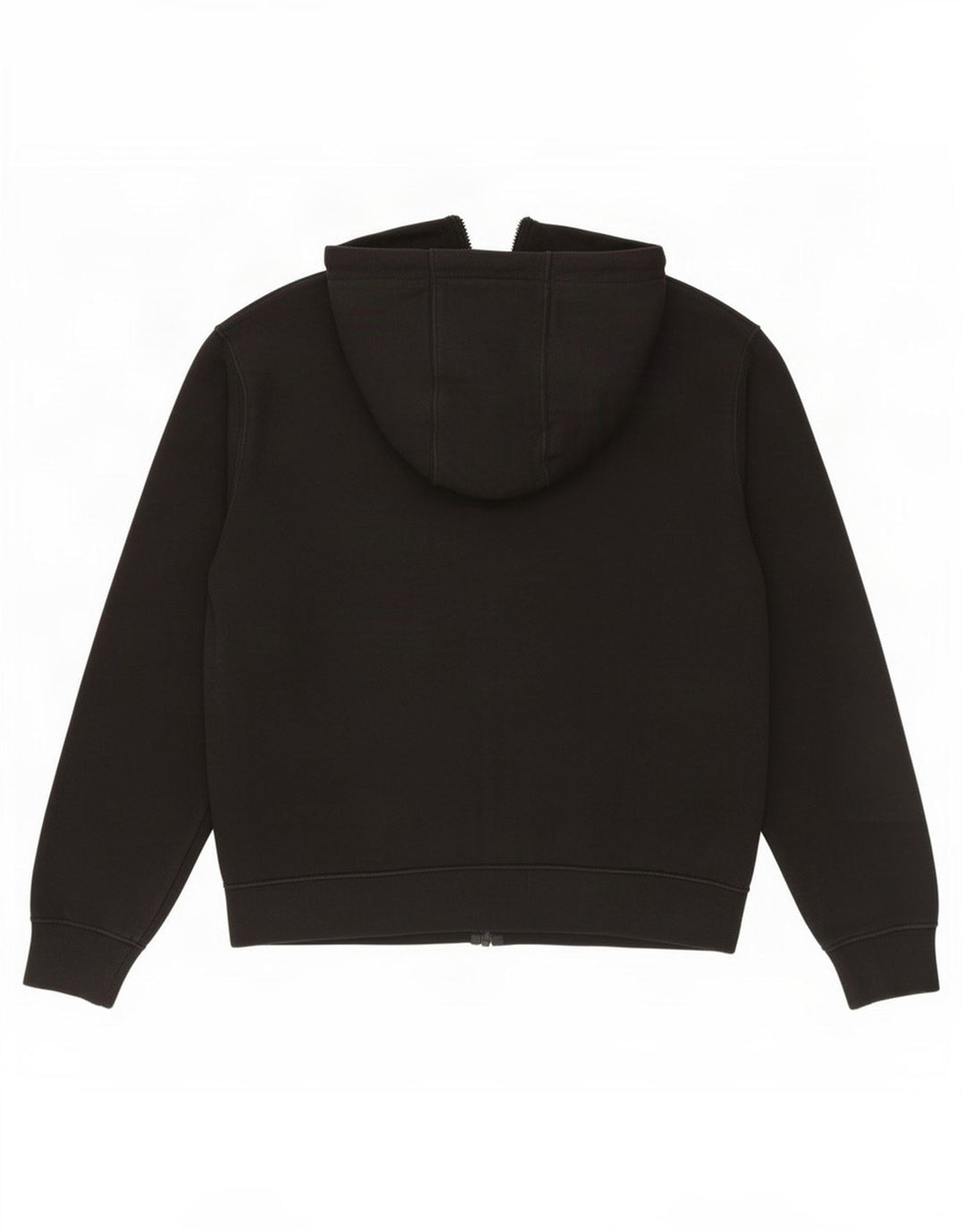 Felpa con cappuccio e zip Nike da uomo in cotone nero medio