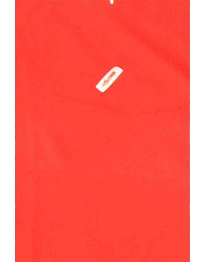 T-shirt grafica da uomo Puma Top 2XL in cotone rosso
