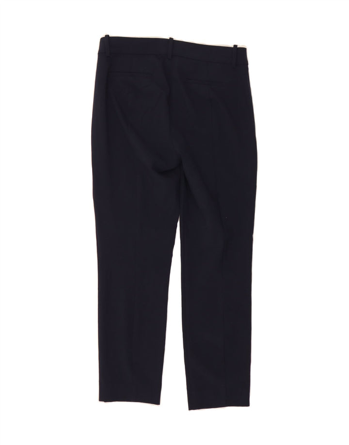 J. CREW Womens Straight Chino Trousers US 6 Medium W31 L29 Navy Blue Vintage J. Crew and Second-Hand J. Crew from Messina Hembry 