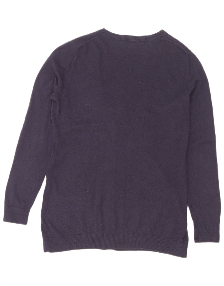 Maglione cardigan da donna Gap UK 12 nylon blu navy medio