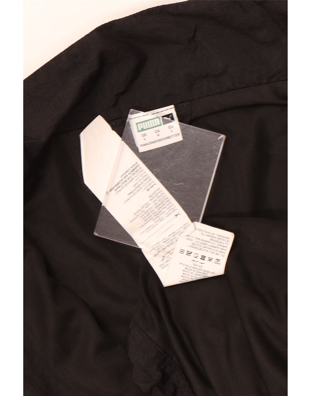 Giacca da ginnastica oversize con grafica corta PUMA da donna UK 16 Large Nera