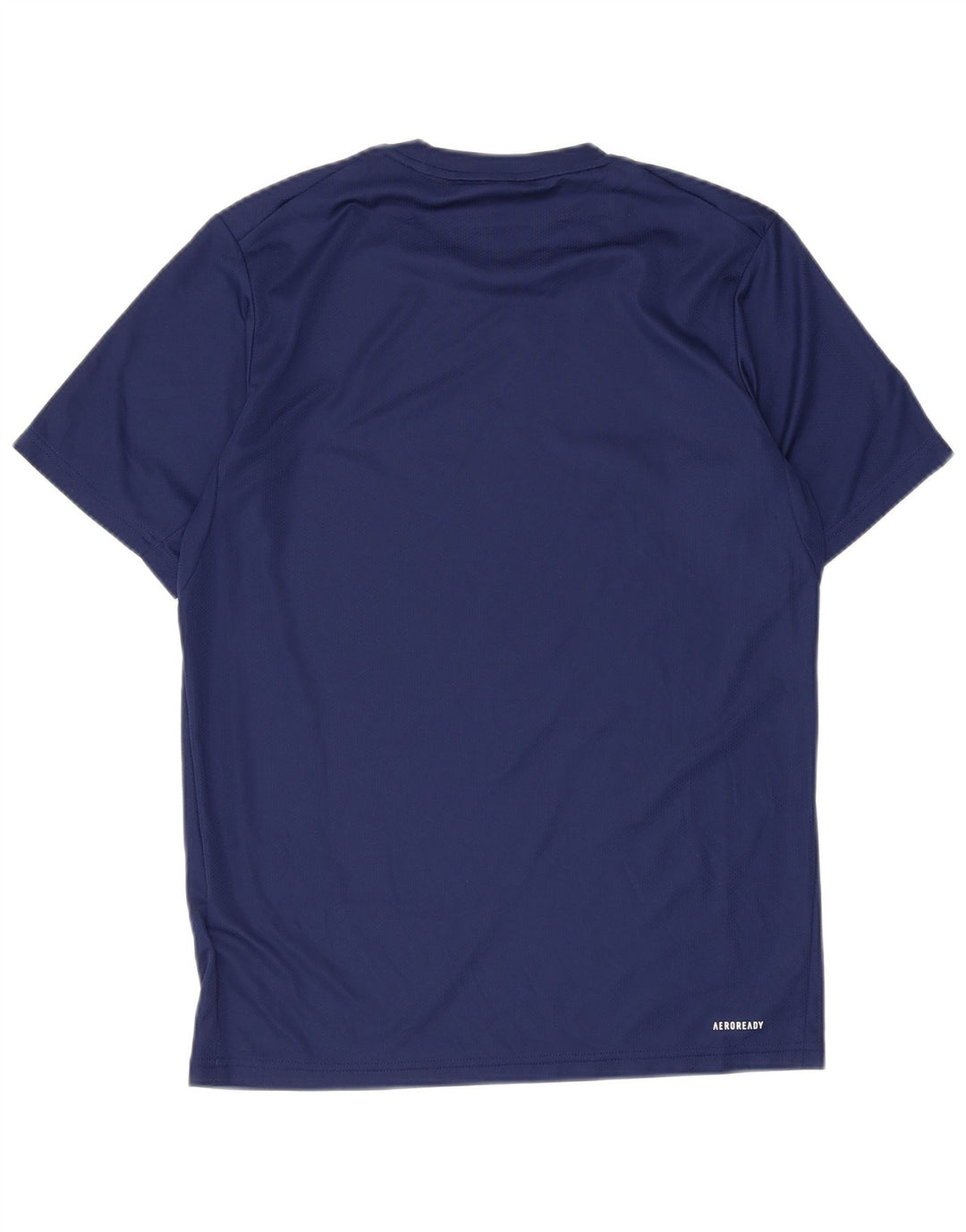 T-shirt ADIDAS da uomo Aeroready Top piccola in poliestere blu navy