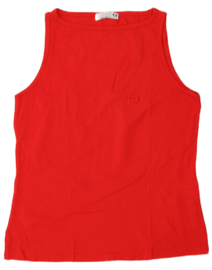 Canotta da donna Sergio Tacchini UK 18 XL rosso cotone