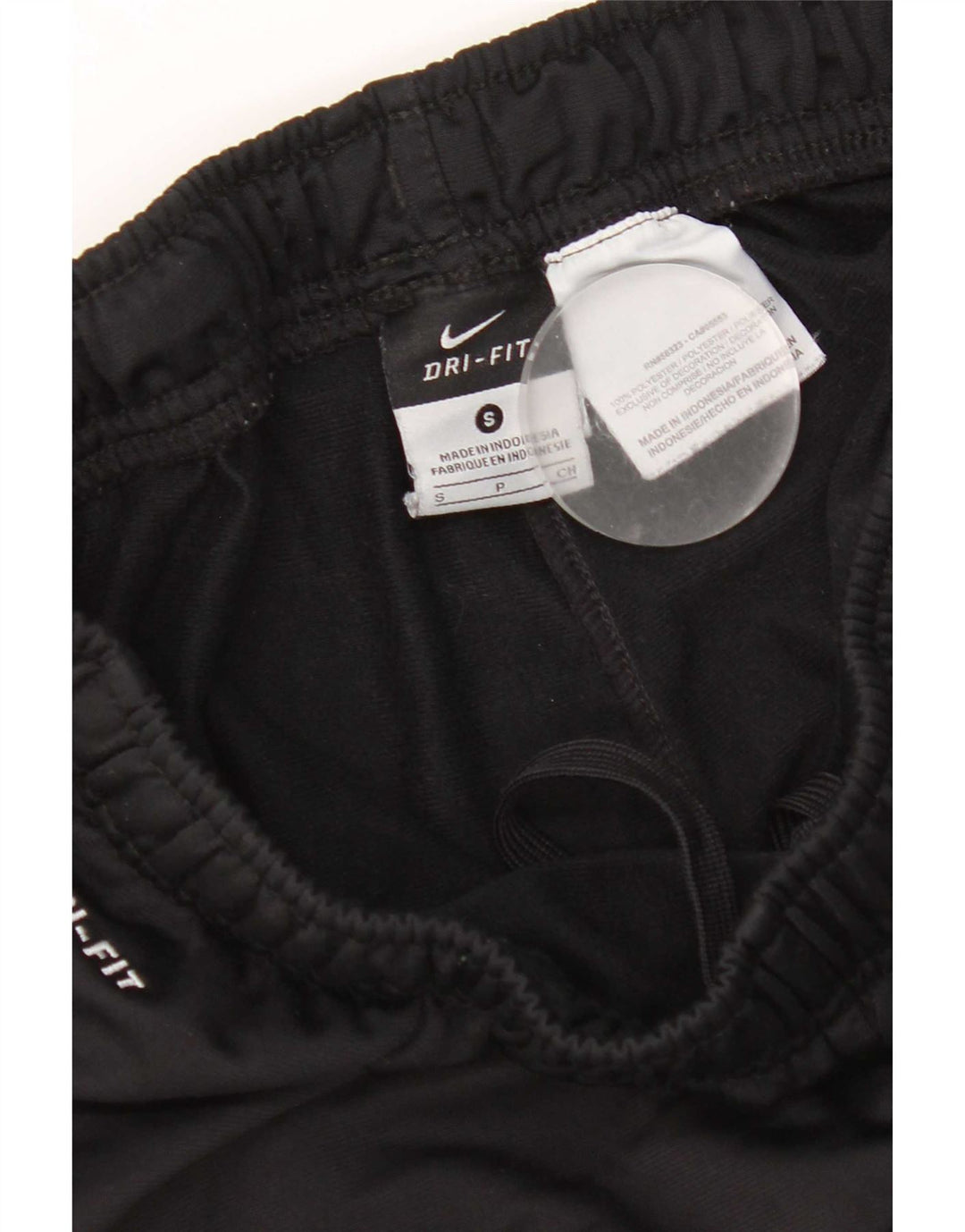 Pantaloni da tuta Nike Dri Fit da uomo piccoli in poliestere nero
