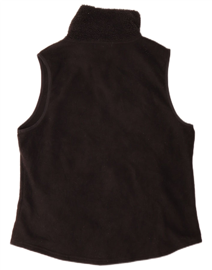 Gilet in pile da donna Chaps UK 18 XL poliestere nero