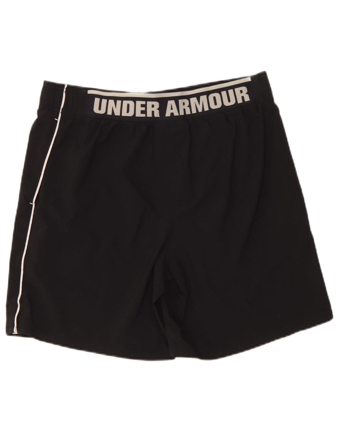 Pantaloncini sportivi grafici da uomo Under Armour poliestere medio nero