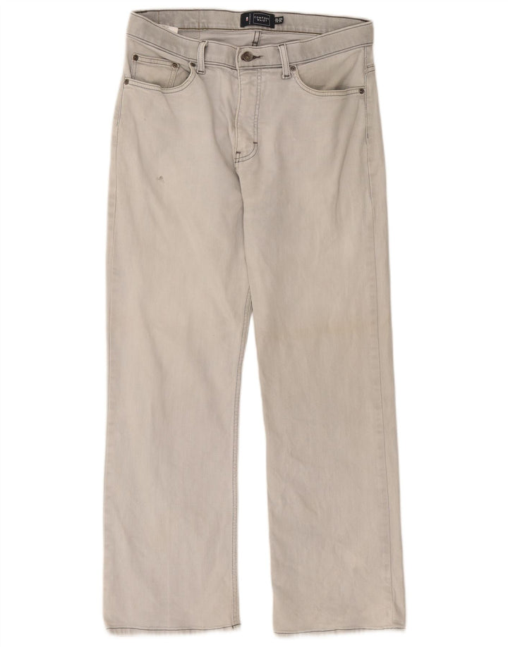 Jeans dritti Marks & Spencer da uomo blu Harbour W34 L29 cotone grigio