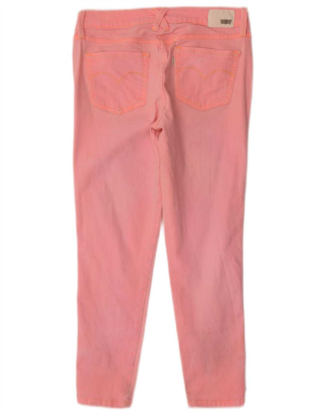 Jeans skinny legging corto da donna LEVI'S W29 L25 cotone rosa