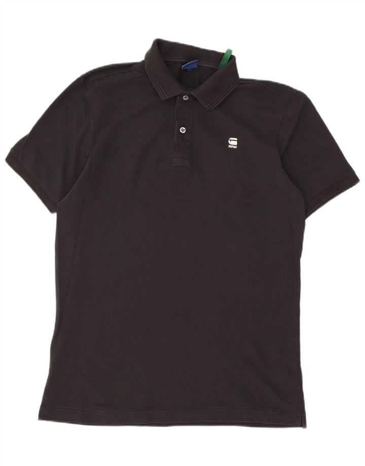 Polo da uomo G-Star in cotone nero medio