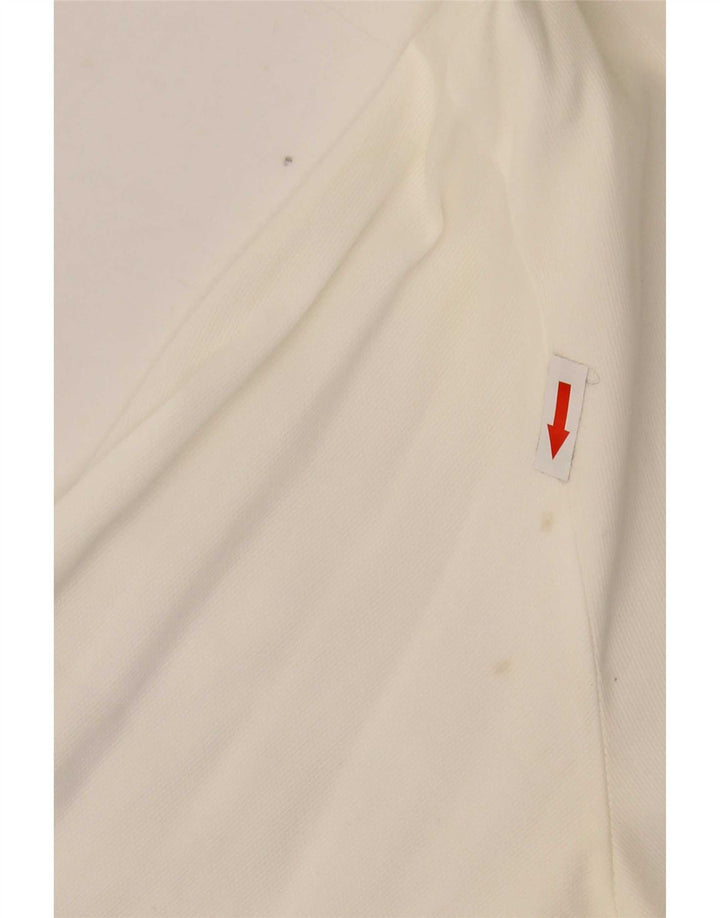 Camicia vintage da donna UK 16 grande bianca