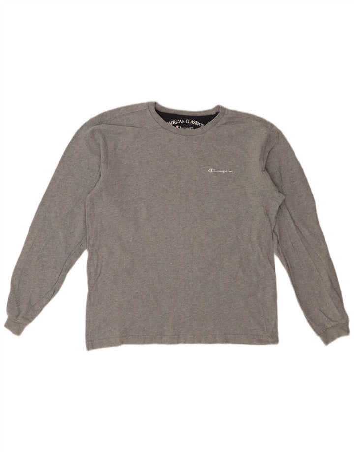 Maglia a maniche lunghe da donna Champion UK 14 Cotone grigio medio