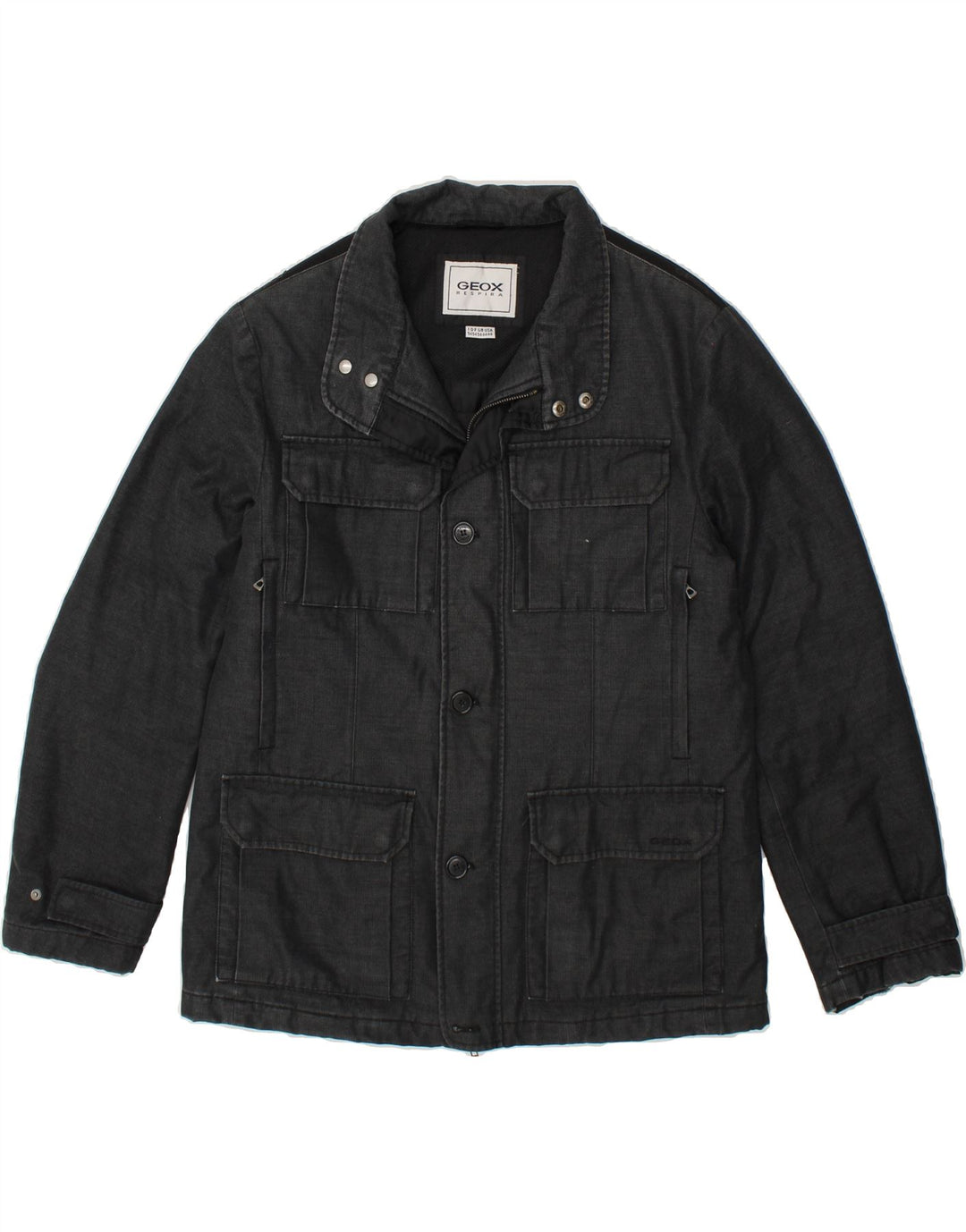 Cappotto GEOX Respira da uomo UK 44 2XL Poliestere grigio