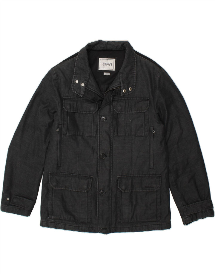 Cappotto GEOX Respira da uomo UK 44 2XL Poliestere grigio