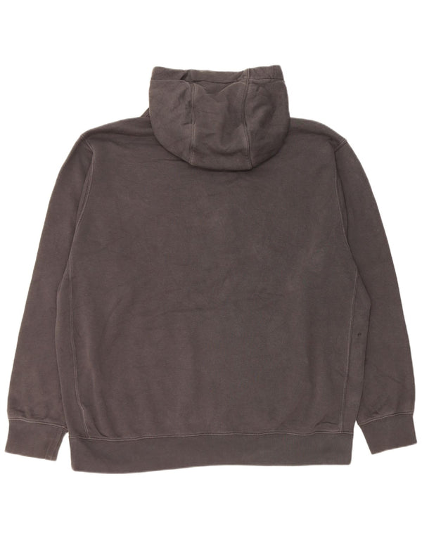 Felpa con cappuccio grafica Nike da uomo XL in cotone grigio
