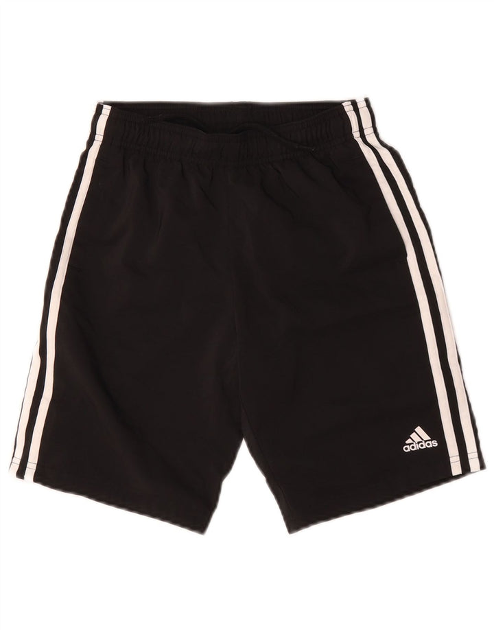 Pantaloncini sportivi Adidas da ragazzo 9-10 anni in poliestere nero