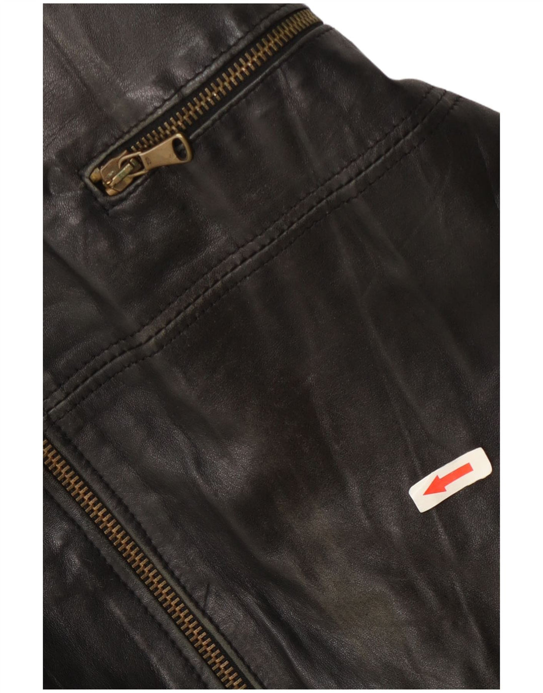 Giacca in pelle da uomo Bulli E Pupe UK 40 grande nera