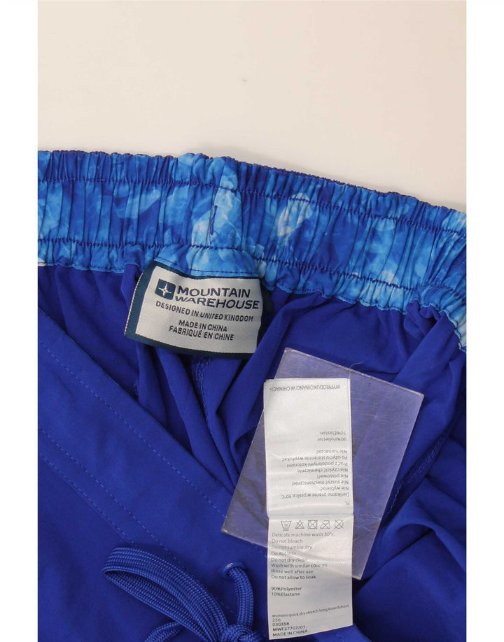 Pantaloncini da bagno da donna Mountain Warehouse UK 14 Large Blu Poliestere