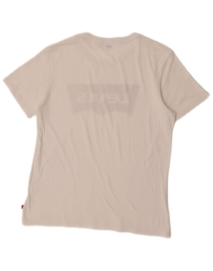 T-shirt grafica da uomo Levi's Top grande bianca