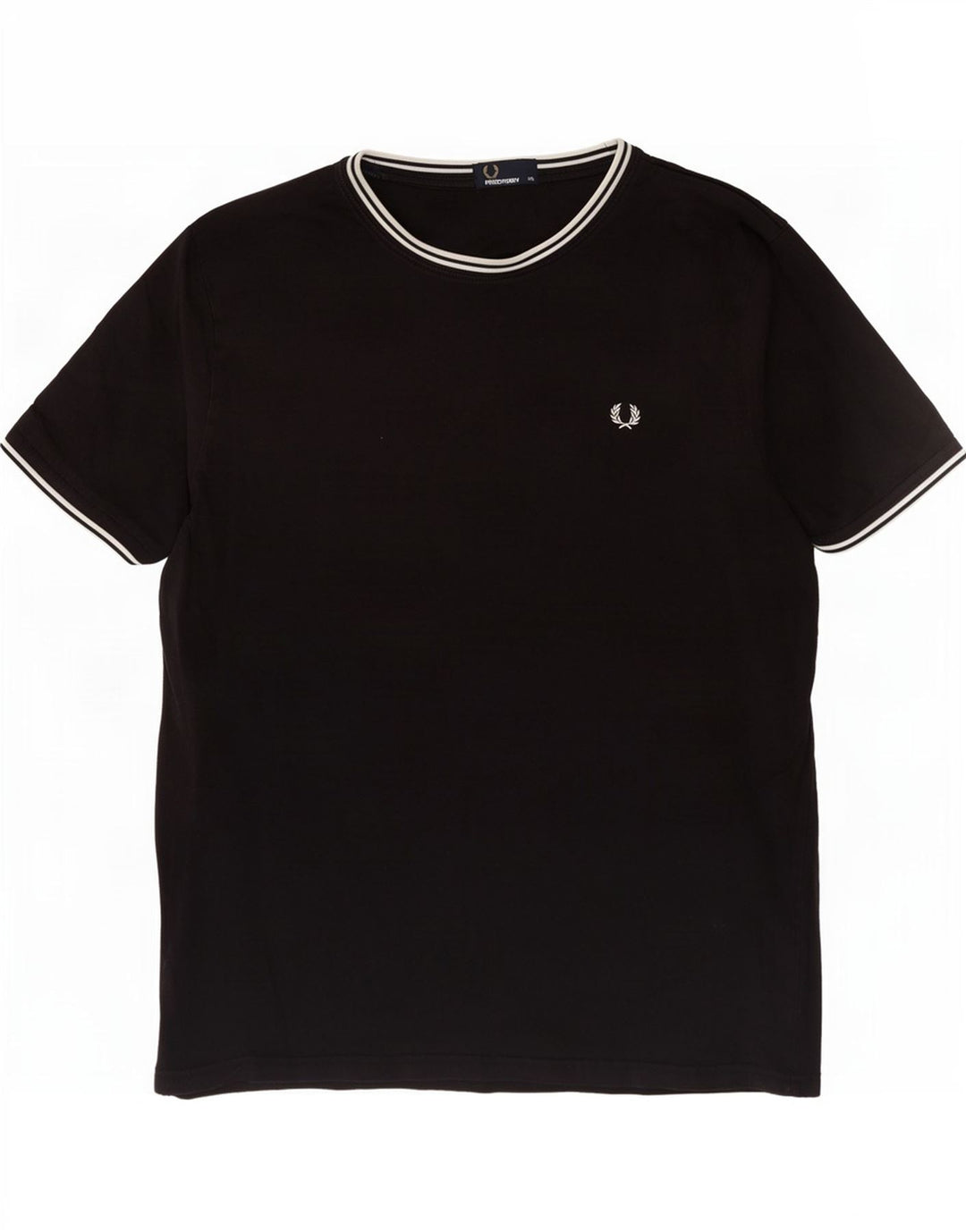 T-shirt da uomo Fred Perry Top 2XL cotone nero