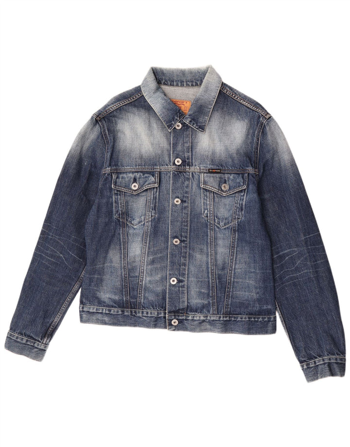 Giacca in denim da donna Energie UK 40 grande cotone blu