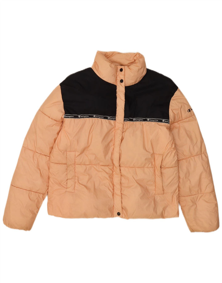 Giacca imbottita grafica da donna Champion UK 14 Colorblock arancione medio