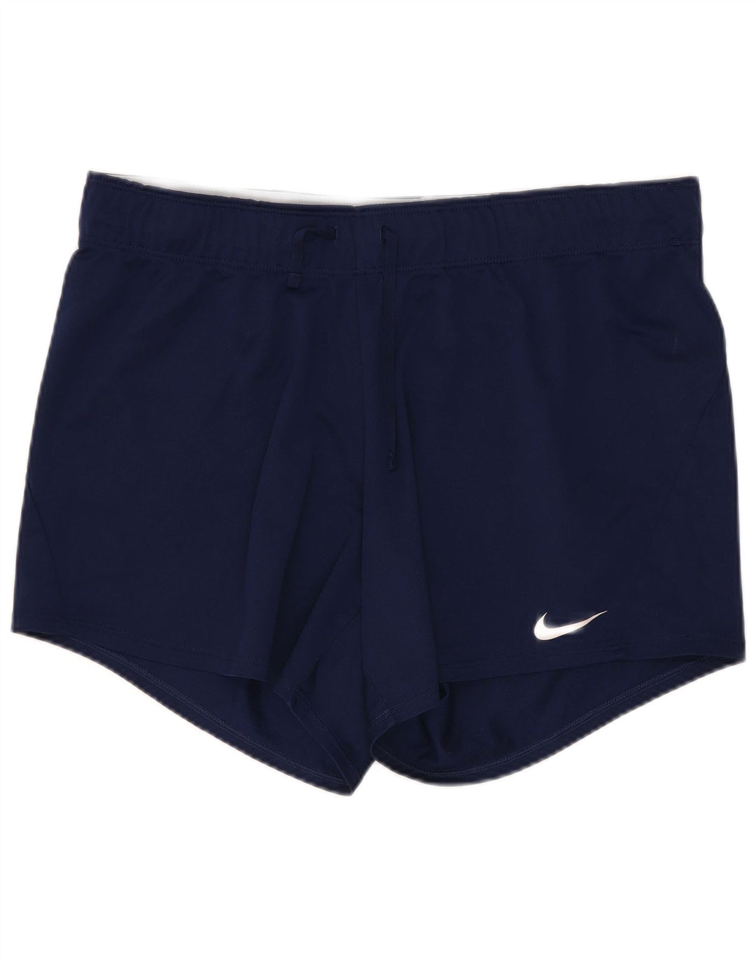 Pantaloncini sportivi Nike da donna Dri Fit UK 12 medio blu navy poliestere