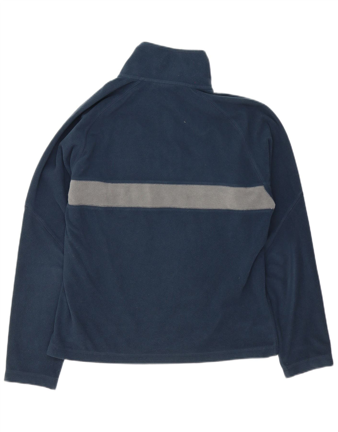 Maglione in pile da uomo con zip e collo O'Neill color block medio blu navy