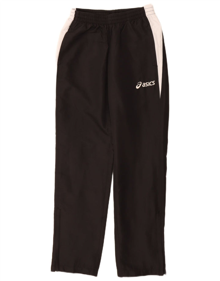 Pantaloni da tuta da uomo Asics in poliestere color block medio nero