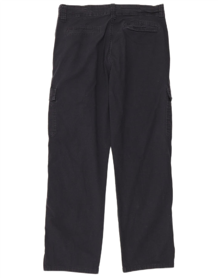 Pantaloni cargo da uomo dalla vestibilità comoda WRANGLER W32 L32 cotone blu navy