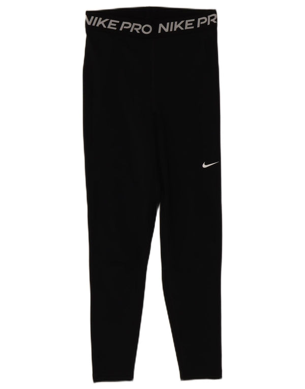 Leggings Nike Capri da donna UK 10 piccoli sportivi neri