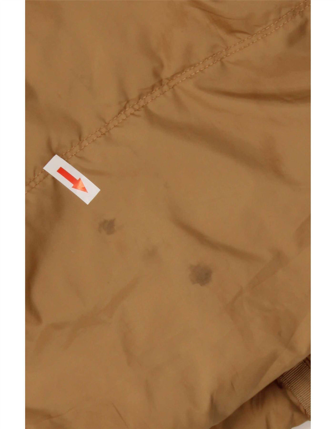 Cappotto imbottito con cappuccio da donna Tommy Hilfiger UK 10 piccolo poliestere marrone