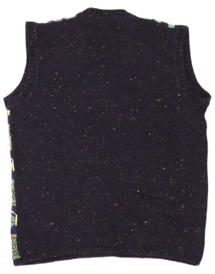 Canotta da donna Erika UK 20 2XL Farfalla in poliacrilico a quadri blu navy