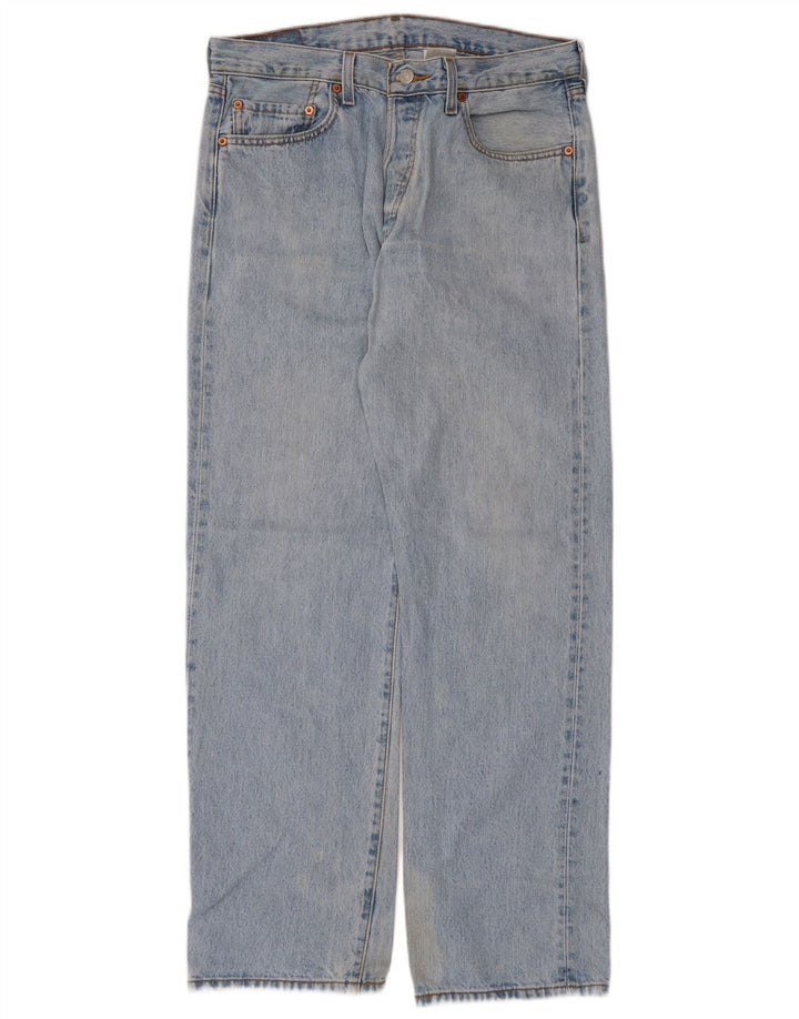 Jeans dritti da uomo Levi's W34 L32 in cotone blu