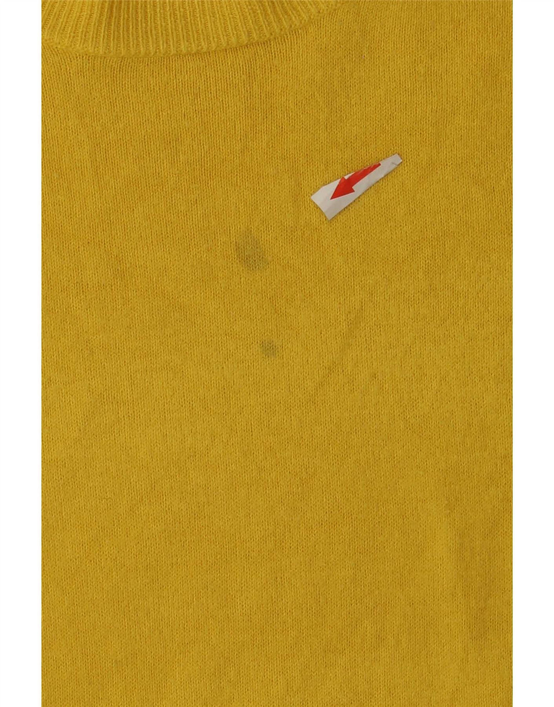 Maglione maglione girocollo da donna Marks & Spencer UK 12 giallo medio
