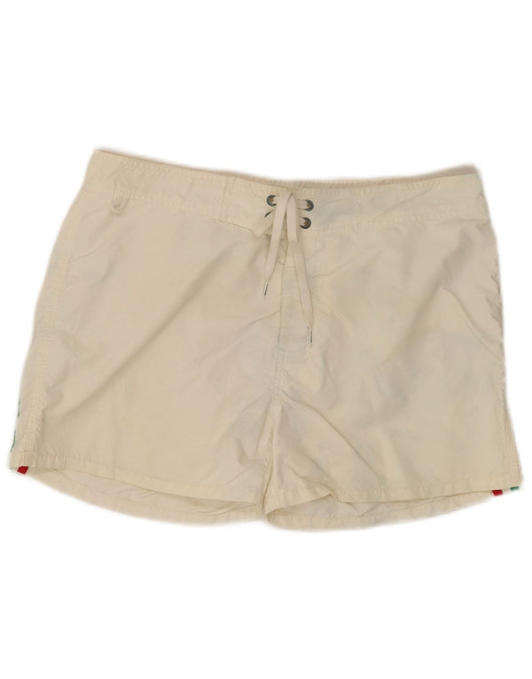 Sundek Mens Swimming Shorts Medium White Nylon